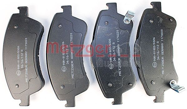 METZGER 1170220 Bremsbelagsatz, Scheibenbremse